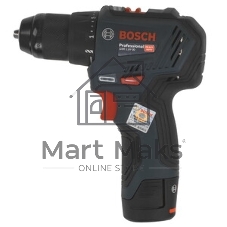 Дрель-шуруповерт Bosch GSR 12V-30, 12 В, 2 Ач, 30 Нм, бесщеточный