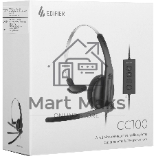 Гарнитура Edifier CC100 чёрный, проводная, USB