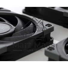 Вентилятор корпусной Noctua NF-A12x25 PWM chromax.black, 120 мм, 450-2000 об/мин, 22.6 дБ, 4-pin PWM, без подсветки, черный