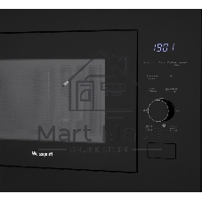 Встраиваемая микроволновая печь Weissgauff HMT-625 Grill черный, 25 л, 900 Вт, переключатели - сенсор, поворотный механизм