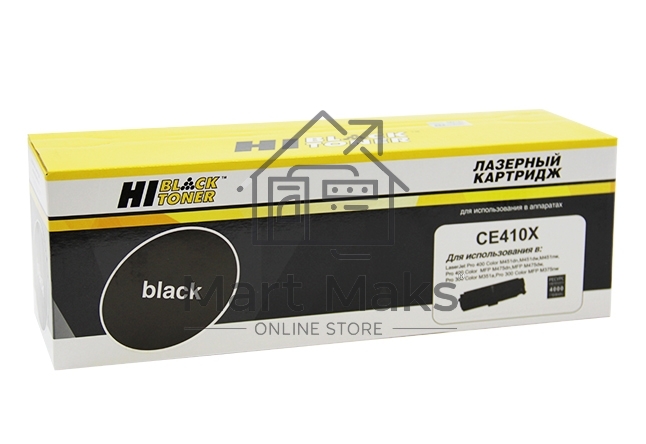 Картридж HP CLJ Pro 300 Color M351/M375/Pro400 Color/M451/M475 (Hi-Black) CE410X, BK, 4K      