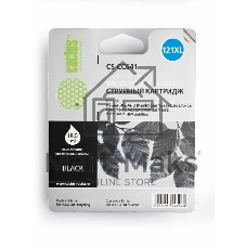 Картридж струйный Cactus CS-CC641 №121XL черный (18 мл.) для HP DJ D1663/D2563/D2663/D5563/F2423/F2483