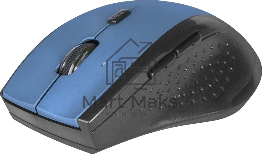 Мышь беспроводная Defender Accura MM-365 синий, 1600 dpi, радиоканал, USB, кнопки - 6
