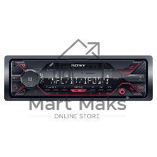 Автомагнитола Sony DSX-A410BT, 1 DIN, Bluetooth, USB Type-A, AUX, съёмная панель