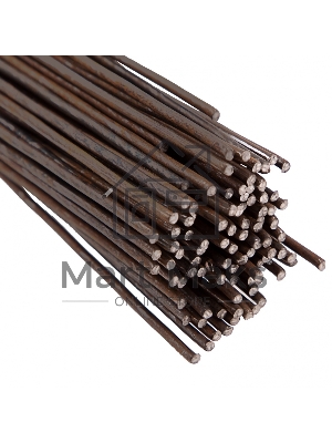 Проволока стальная в прутках 400мм/100шт, вязальная, термообработанная 2,0 мм Сибртех