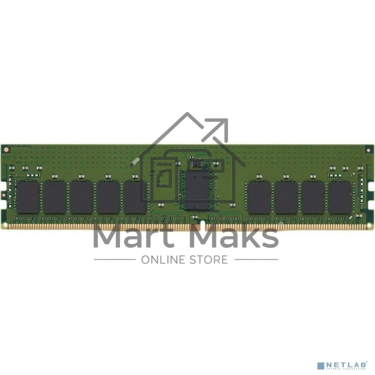 Оперативная память Kingston, DDR4, 16GB (1x16GB), 3200MHz, CL22, ECC, RDIMM