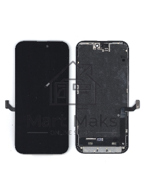 Дисплей (модуль) для Apple iPhone 15 Plus в сборе с тачскрином, черный (OR)