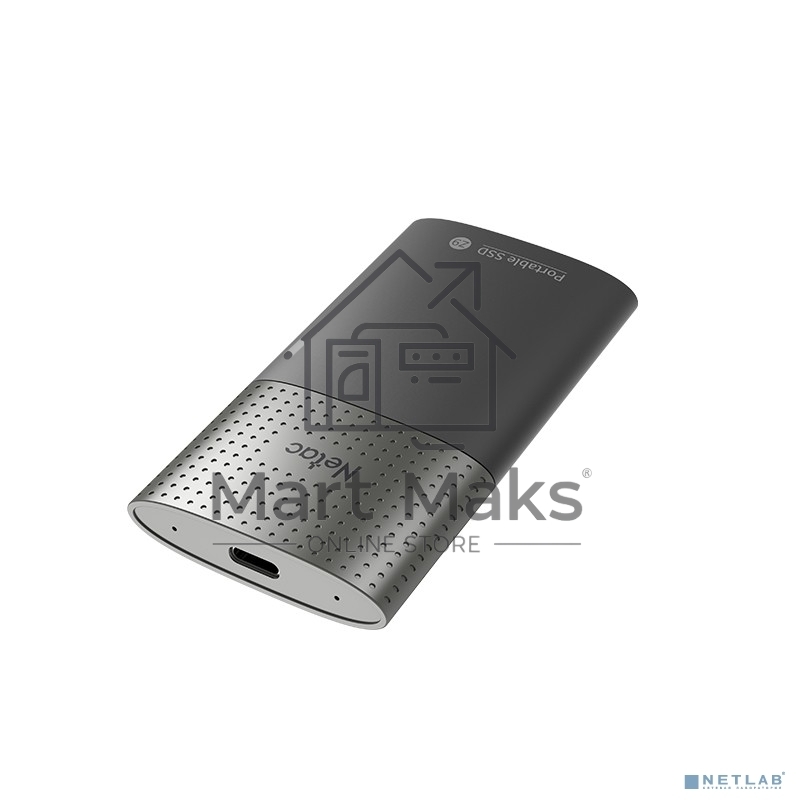 Внешний накопитель SSD Netac 500Gb Z9 <NT01Z9-500G-32BK> (USB3.2, up to 550/480MBs, 90х47.5х11.5mm, Aluminium+Plastic)