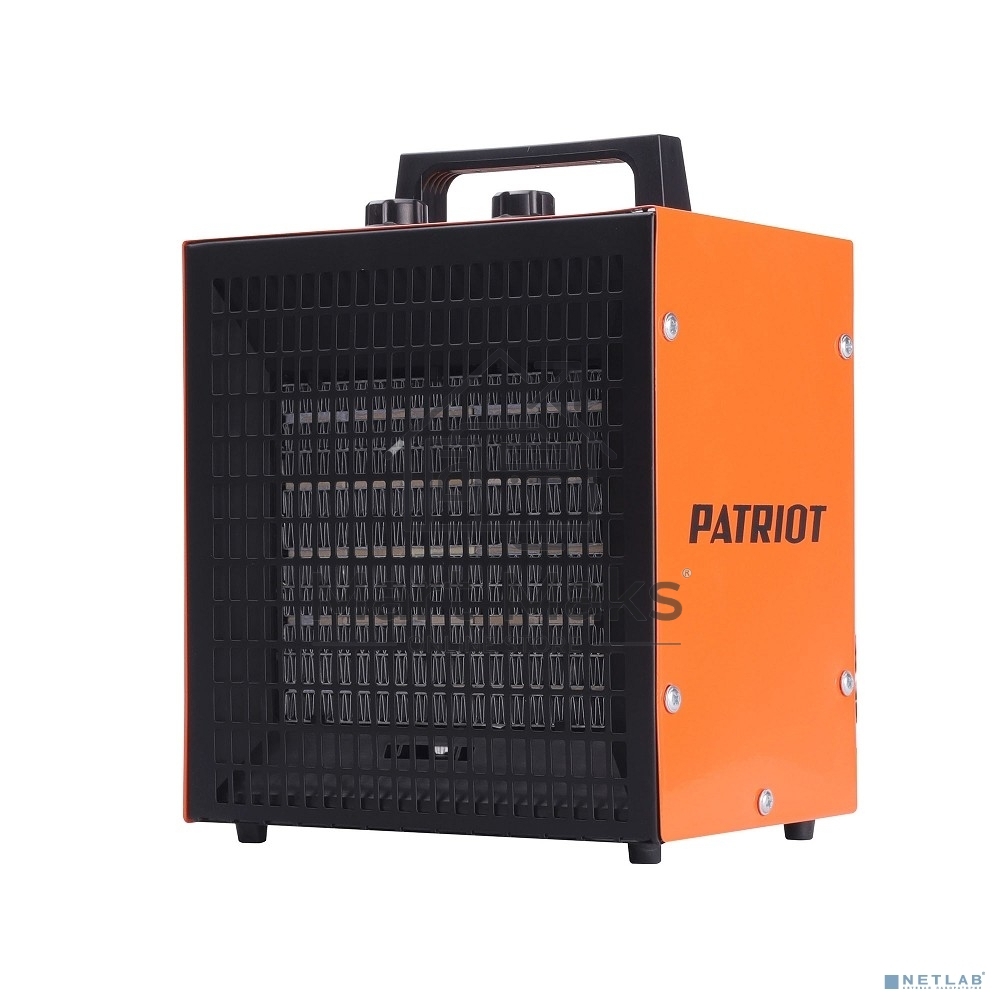 Тепловентилятор электрический Patriot PT Q 5S, оранжевый/черный, 3000 Вт, 25 м2, термостат
