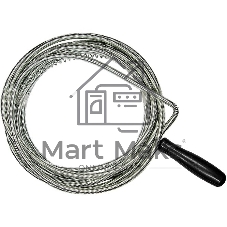 Трос для прочистки труб Сибртех, длина 3 м, диаметр 6 мм Трос для прочистки труб Сибртех, длина 3 м, диаметр 6 мм