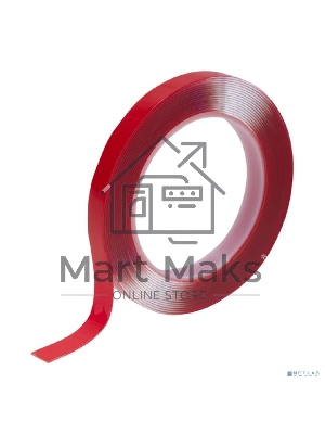 Двухсторонний скотч Rexant, прозрачный, на акриловой основе, 12 мм, ролик 5 м