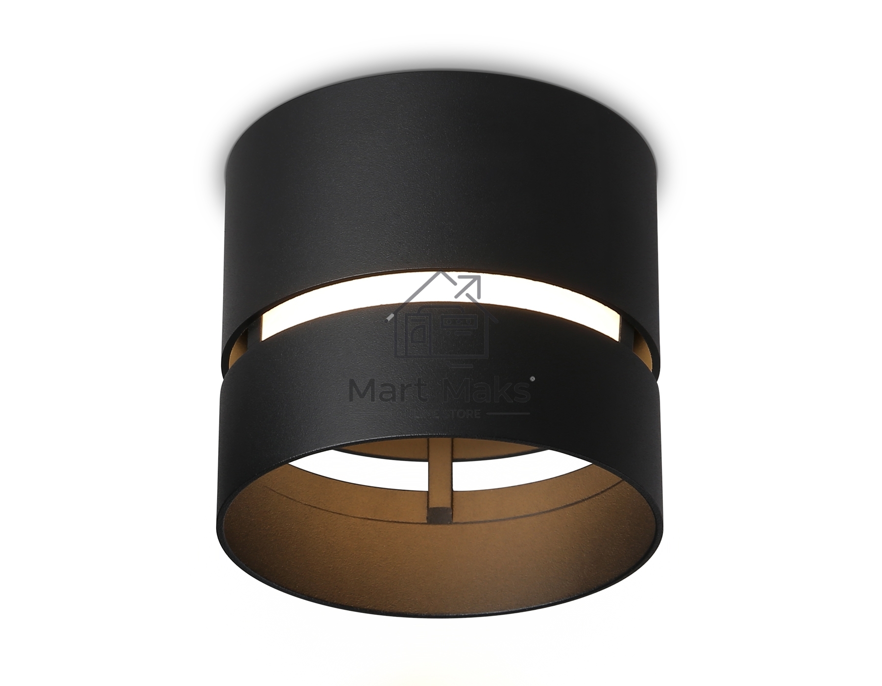 Светильник Ambrella light TN71052 BK черный GX53 max 12W D85*75