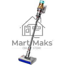 Пылесос вертикальный Dyson V12S Detect Slim Submarine 485350-01 золотой/серый металлик, питание от аккумулятора, 150 Вт, уборка сухая/влажная, пылесборник 0.35 л