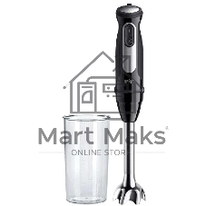 Блендер Braun MQ55001MBK, погружной, черный/серебристый