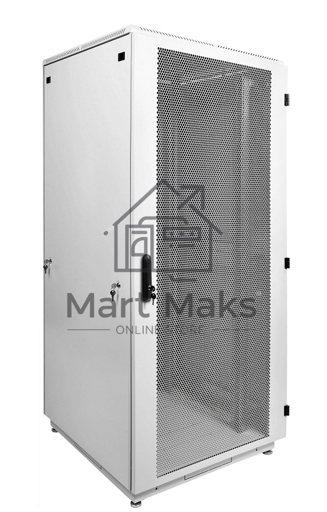 Шкаф коммутационный ЦМО ШТК-М-42.8.8-4ААА 42U 800x820мм пер.дв.перфор. задн.дв.стал.лист 2 бок.пан. 500кг белый