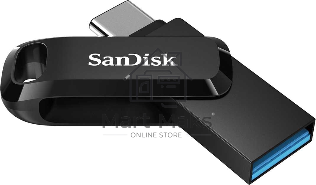 Флешка USB Sandisk 512Gb Ultra Dual Drive Go SDDDC3-512G-G46 USB3.1 черный