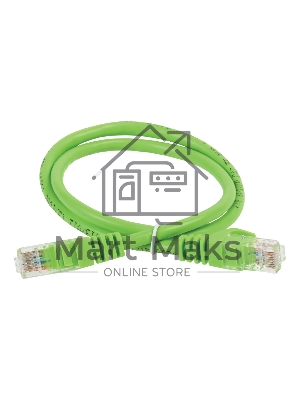 Патч-корд ITK PC02-C5EUL-2M UTP вилка RJ-45-вилка RJ-45 кат.5е 2м зеленый LSZH (уп.:1шт)