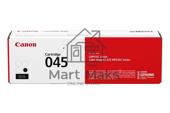 Картридж лазерный Canon 045BK черный, 1400 стр., для i-SENSYS MF631/633/635, LBP611