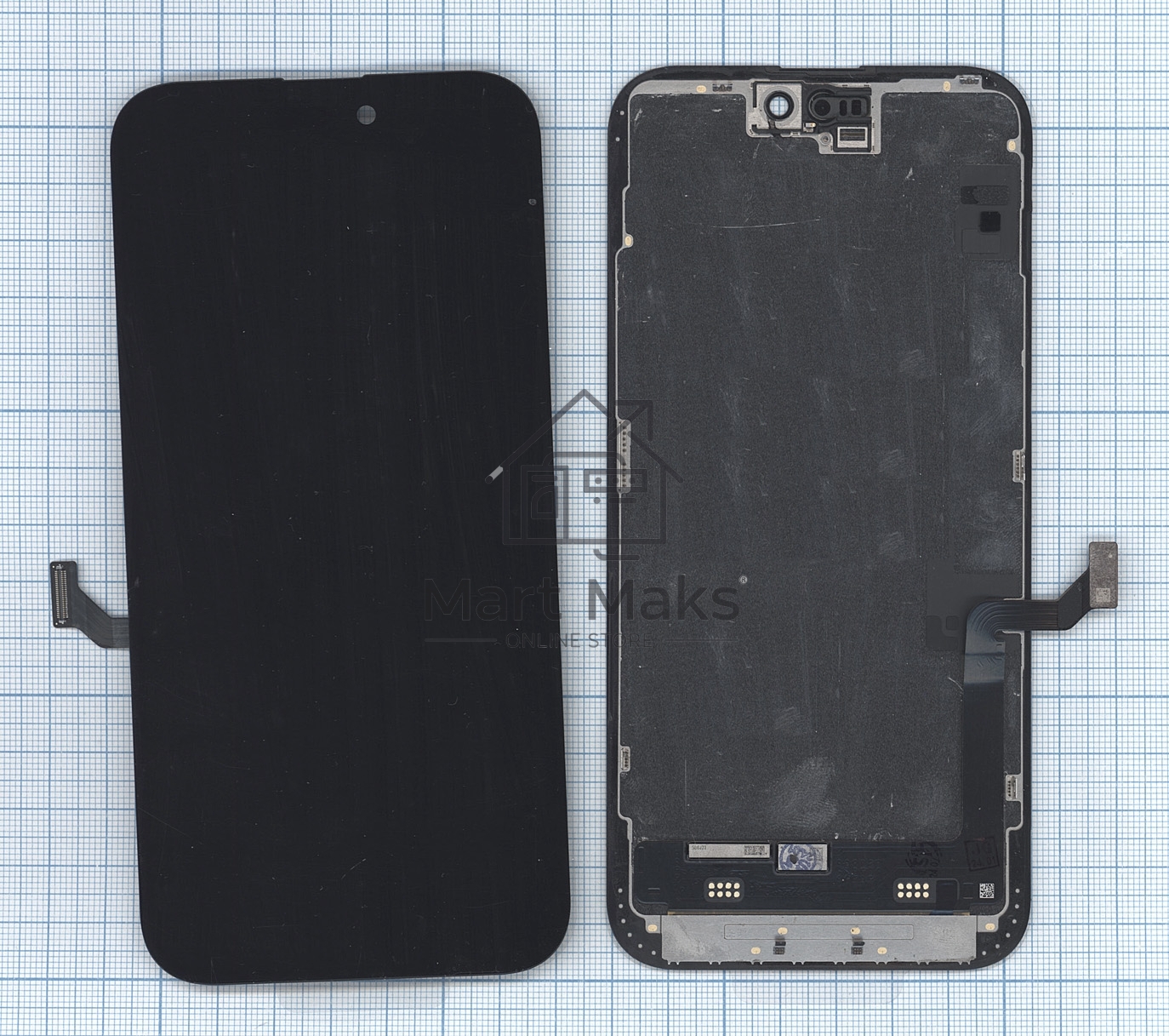 Дисплей (модуль) для Apple iPhone 15 Plus в сборе с тачскрином, черный (OR)