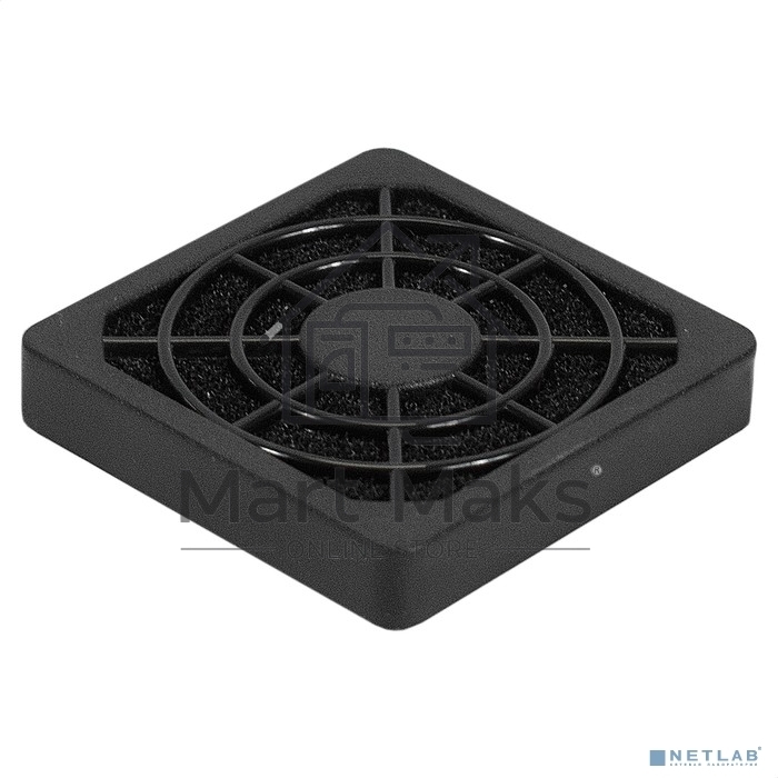 Решетка для вентилятора с фильтром 40х40 ExeGate EG-040PSFB черный