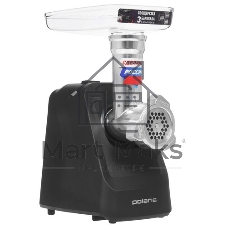 Мясорубка электрическая Polaris PMG 1855 RUS черный, 1800 Вт, 2.0 кг/мин, реверс, защита от перегрузки, насадки - 7