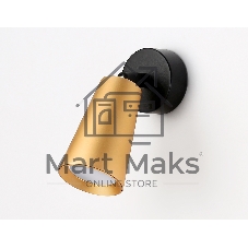 Светильник Ambrella light TA13135 BK/GD черный/золото GU10 max 12W D60*L95*H90