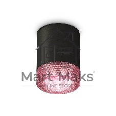 Светильник Ambrella Light XS6302042 SBK/PI черный песок/розовый MR16 GU5.3 (C6302, N6152)