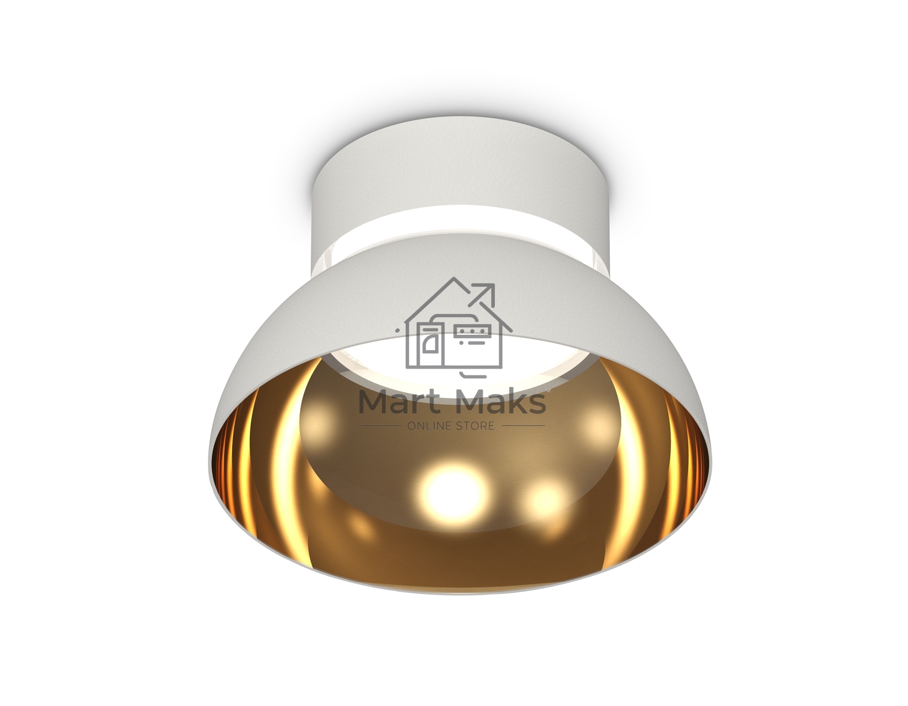 Светильник Ambrella Light XS8101036 SWH/PYG/CL белый песок/золото желтое полированное/прозрачный GX53 (C8101, N8144)