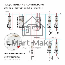 Контактор модульный Werkel 16 A 2NO (1 мод.) W941M16O