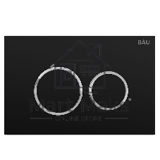 Инсталляция BAU PRO для подвесного унитаза, клавиша смыва BAU Dream для инсталляции, черный матовый