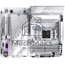 Материнская плата Gigabyte B850 AORUS ELITE WIFI7 ICE rev. 1.1, AM5, AMD B850, 4xDDR5, 4xSATA, 3xM.2, 1xPCIe 5.0 x16, 2xPCIe 3.0 x16, 1xDP, 1x2.5Gb LAN, Wi-Fi 7, Bluetooth 5.4, 1xUSB-C 10Gbps, 2xUSB-A 10Gbps, 5xUSB-A 5Gbps, 4xUSB-A 2.0, 3x3.5 мм + S/PDIF оптический, 7.1, ATX