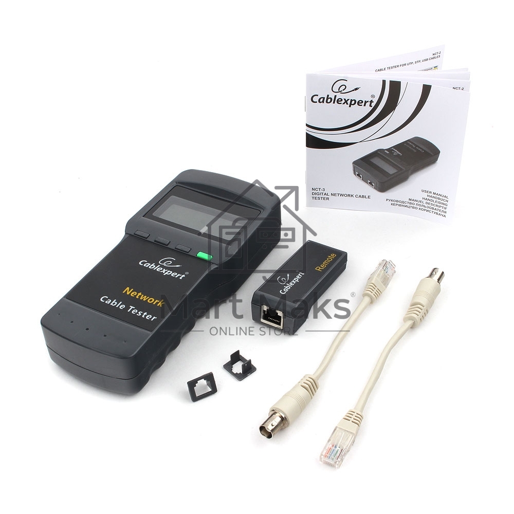 Цифровой тестер LAN Cablexpert NCT-3, для RG-45, RG-58, RJ-12,11