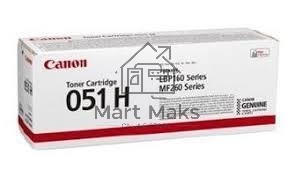 Картридж лазерный Canon 051H BK черный (4100 стр.) для Canon LBP162dw