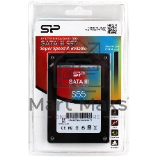 Накопитель SSD SiliconPower Slim S55, 960Gb, SATA, 2.5