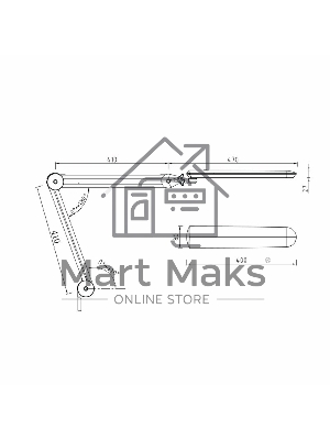 Лампа настольная бестеневая Rexant, струбцина, 