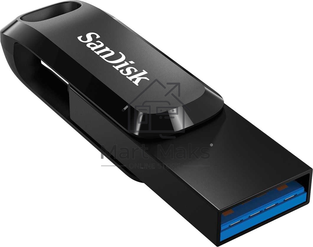 Флешка USB Sandisk 512Gb Ultra Dual Drive Go SDDDC3-512G-G46 USB3.1 черный