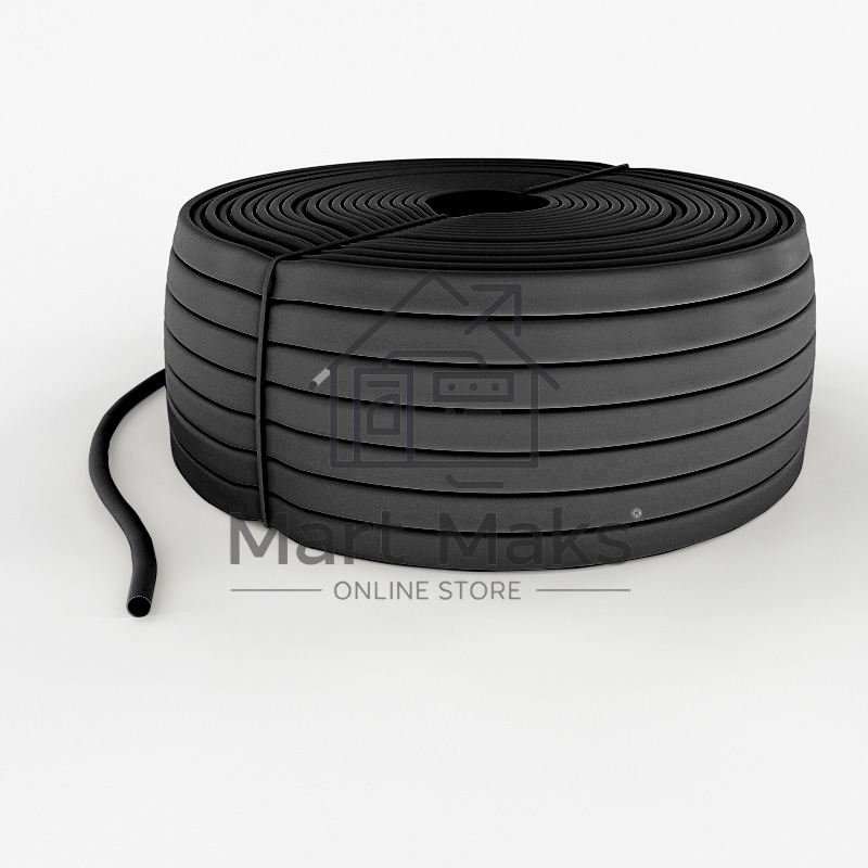 Трубка кембрик ТВ-40 ПВХ Rexant черный, Ø 14 мм