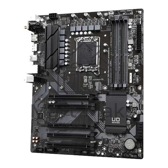 Материнская плата Gigabyte B760 DS3H, LGA 1700, Intel B760, 4xDDR5, 4xSATA, 2xM.2, 1xPCIe 4.0 x16, 4xPCIe 3.0 x1, 1xHDMI, 1xDP, 1x 1Gb LAN, 1xUSB 3.2 Gen 2, 1xUSB 3.2 Gen 2x2, 4xUSB 2.0, 3x3.5 мм, 7.1, ATX