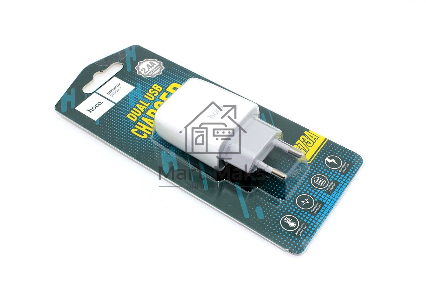 Зарядное устройство C73A Glorious dual port charger, белый