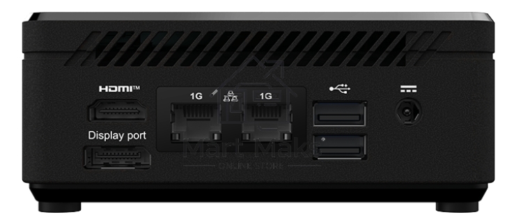 Неттоп MSI Cubi N ADL Intel Processor N200, 4Gb DDR4 SO-DIMM, 128GB SSD M.2, Intel UHD Graphics, noDVD, WiFi, BT, 65W, no keyboard&mouse, WinPro11, 1y war-ty (9S6-B0A911-211)
