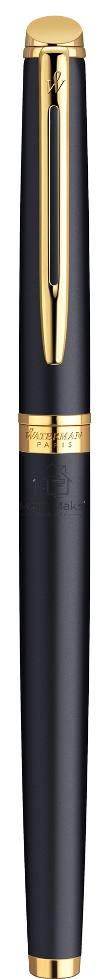 Ручка перьевая Waterman Hemisphere (CWS0920710) Matte Black GT F сталь нержавеющая, подарочная коробка