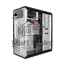 Компьютерный корпус Miditower ExeGate CP-603-UNS450 (ATX, БП UNS450 с вент. 12см, 2хUSB, аудио, черный)
