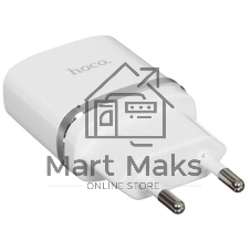 Сетевое зарядное устройство C12 Smart dual USB charger, белый
