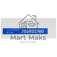 Картридж лазерный NVPrint совместимый Xerox 106R02760 Cyan для Phaser 6020/6022/WorkCentre 6025/6027 (1000k)