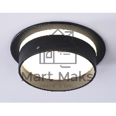 Светильник Ambrella light TN5213 BK черный GX53 D110*58