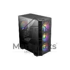 Компьютерный корпус MSI MAG FORGE M100R 1xUSB 3.0, 2xUSB 2.0, 4x120мм ARGB Fan, ARGB Control Board, Tempered Glass Window, Brown Box (932220)