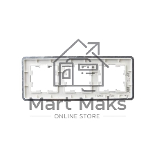 Рамка 3-м РУ-3-1-Бр RE IEK BRITE DECOR Алюминий металл. скругл.угол