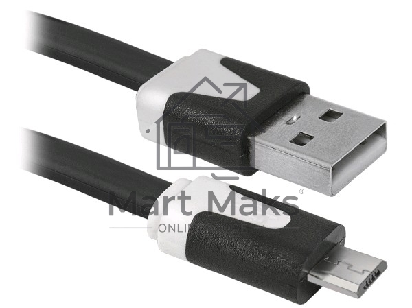 Кабель Defender USB08-03P USB2.0 AM-MicroBM, 1.0м