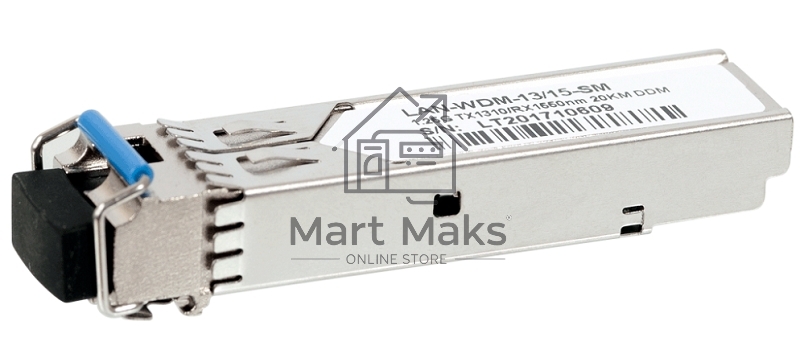 Модуль Lanmaster BIDI SFP 1.25G, 1310nm / 1550nm, 20 km, LC, DDM, Cisco