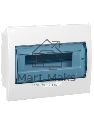 Бокс ЩРВ-П-12модулей встраиваемый пластик IP41 MKP12-V-12-40-10 IEK